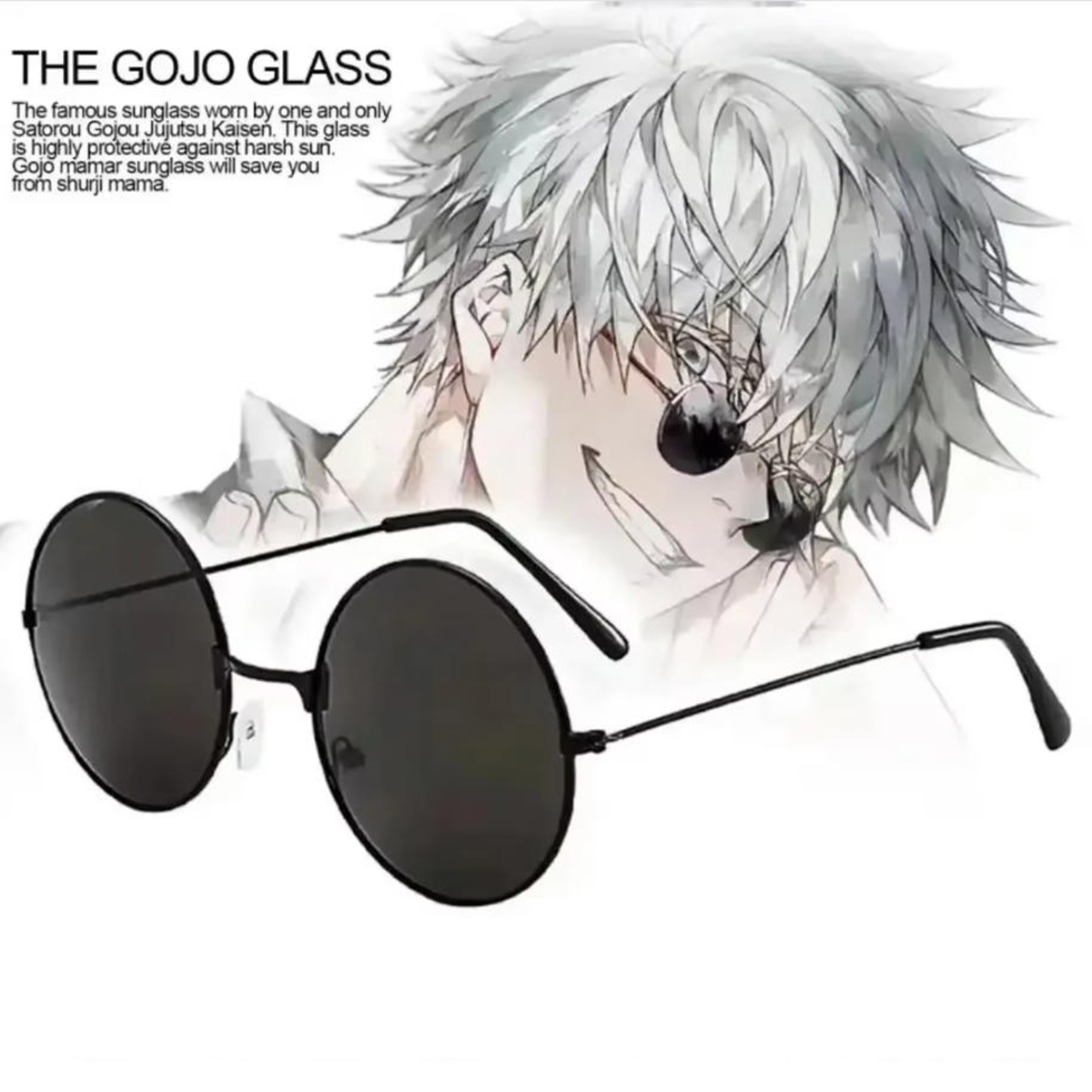 Anime Cosplay Glasses - Glasses Anime Jujutsu Kaisen Gojo Satoru