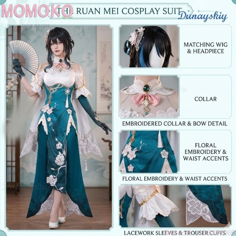 Cosplay Anime Jjk - Ruan Mei Cosplay New Outfit Plumblossom