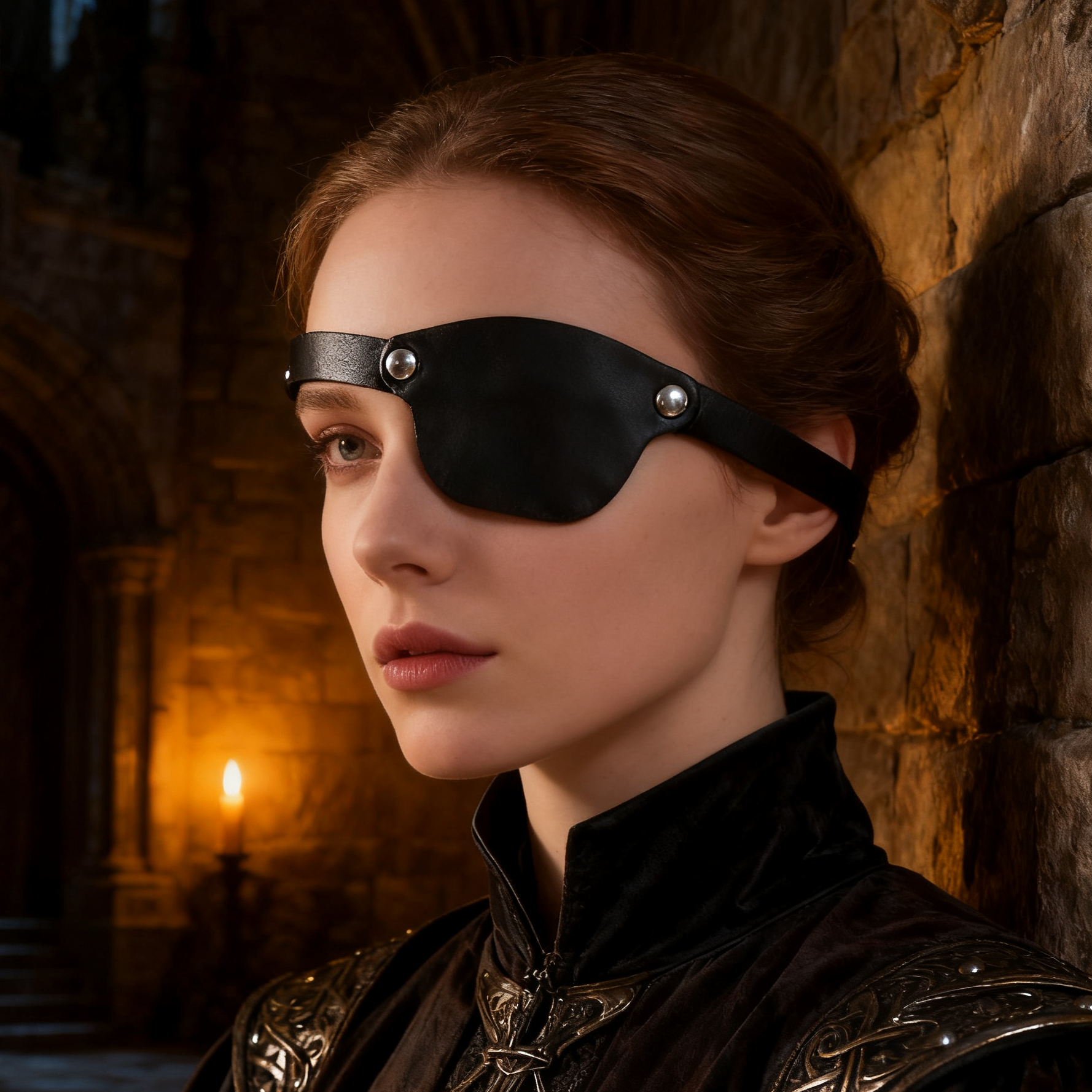Anime Cosplay Eyes - Pirate Eye Patch Leather Eye Patch