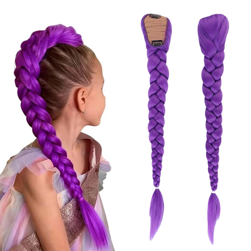 Anime Cosplay Wig - KPop Anime Character Cosplay Purple Wig