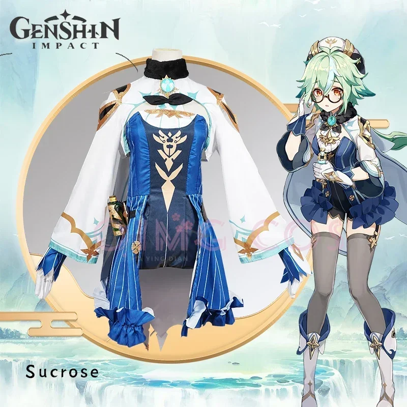 Anime Cosplay Party - Genshin Impact Sucrose Cosplay Costume Adult