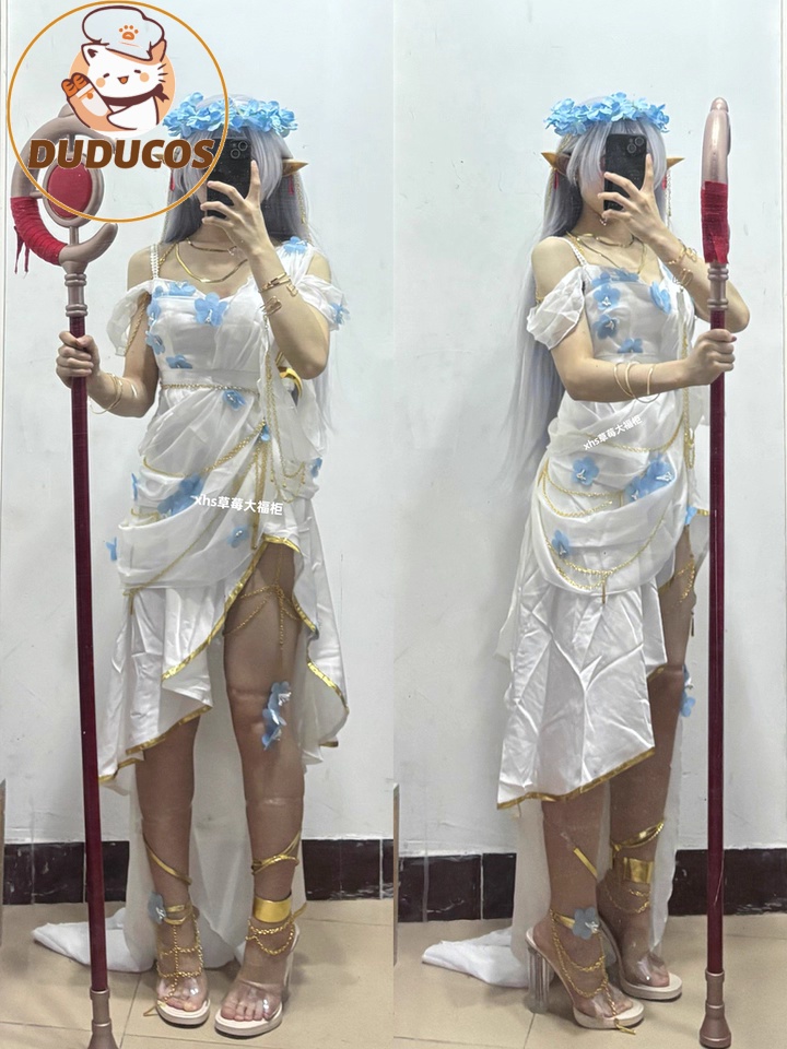 Anime Cosplay Wig - IN STOCK Frieren Cosplay Doujin Costume