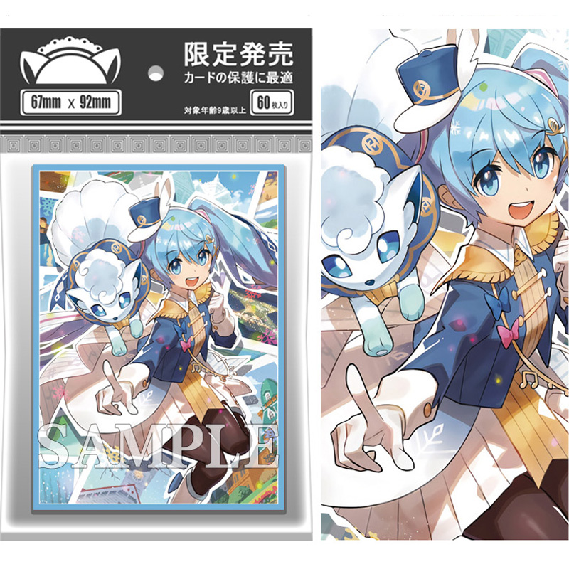 Anime Cosplay Miku - 60Pcs/set Hatsune Miku Vulpix Flash Card