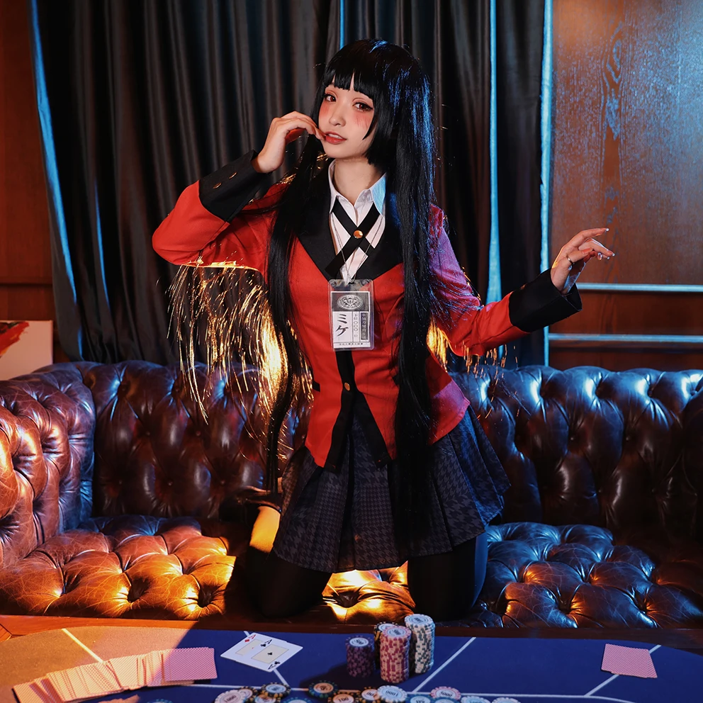 Jabami Yumeko Cosplay Costume  - Anime Cosplay Kakegurui recension och pris