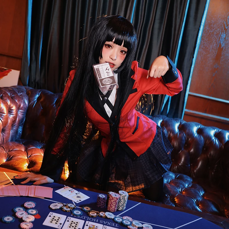 Jabami Yumeko Cosplay Costume  - Anime Cosplay Kakegurui recension och pris