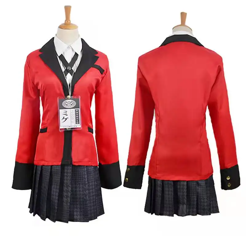 Jabami Yumeko Cosplay Costume  - Anime Cosplay Kakegurui recension och pris