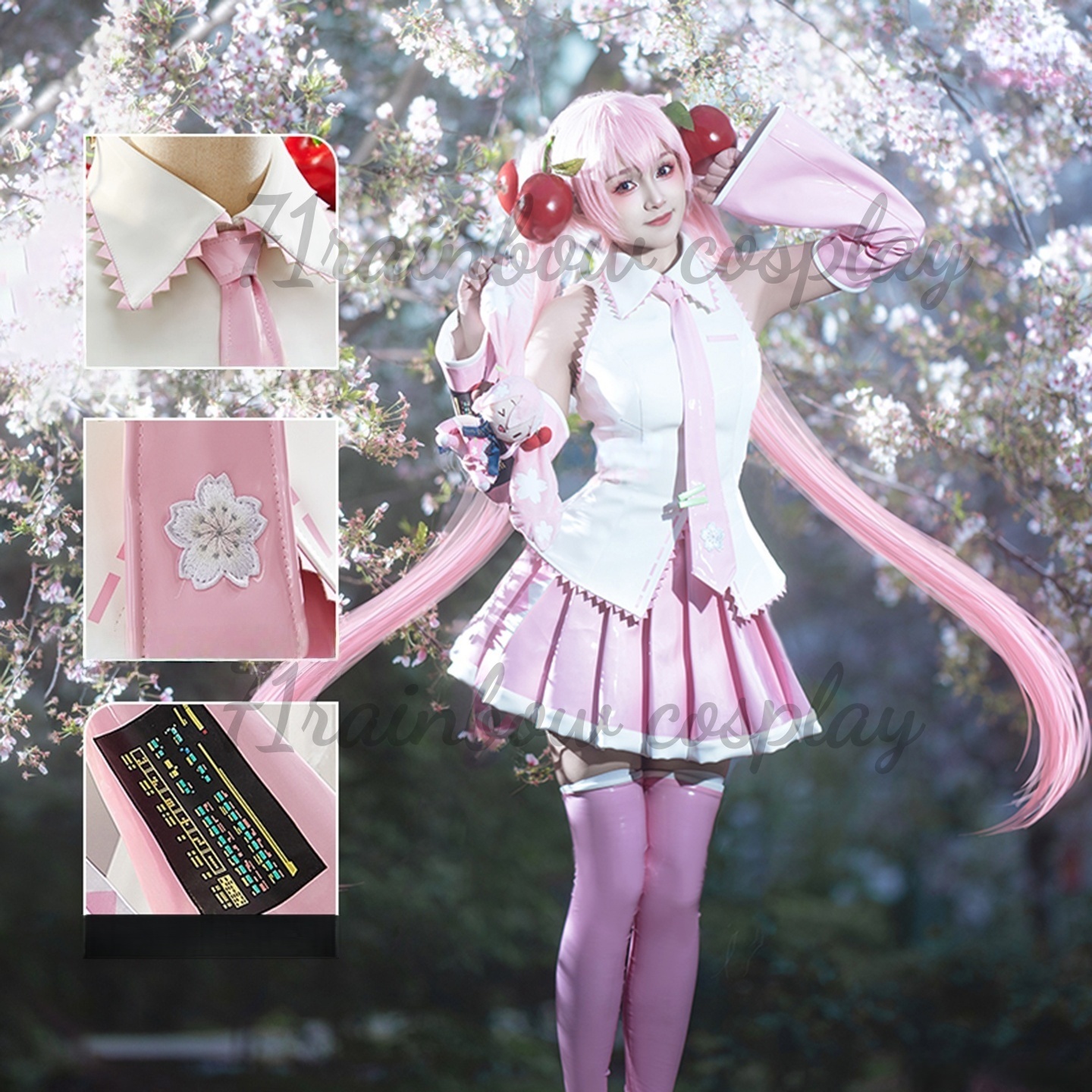 Sakura Mikuu Cosplay Costumes  - Anime Cosplay Miku recension och pris