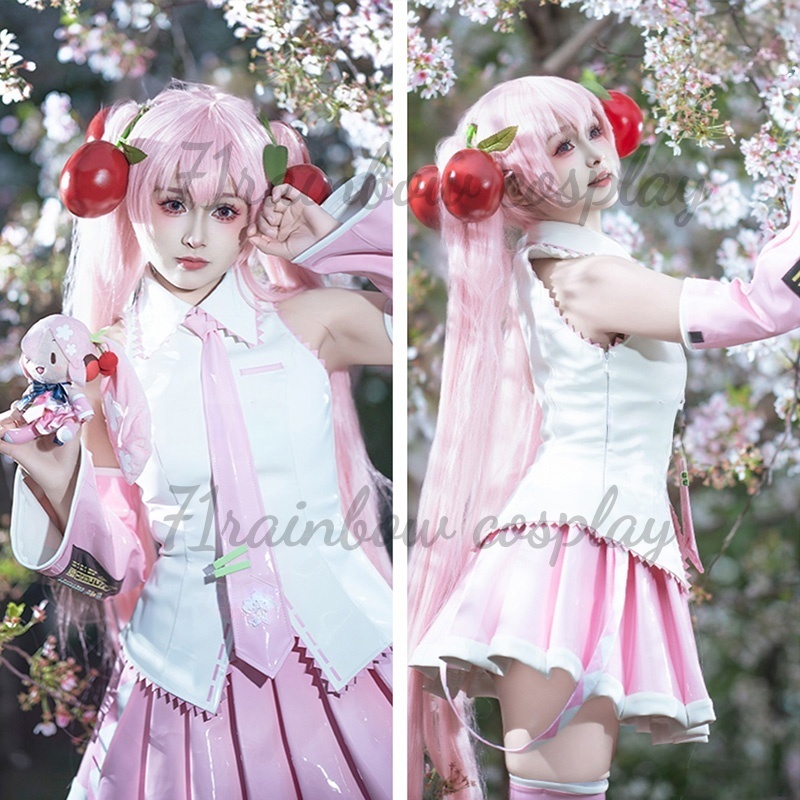 Sakura Mikuu Cosplay Costumes  - Anime Cosplay Miku recension och pris