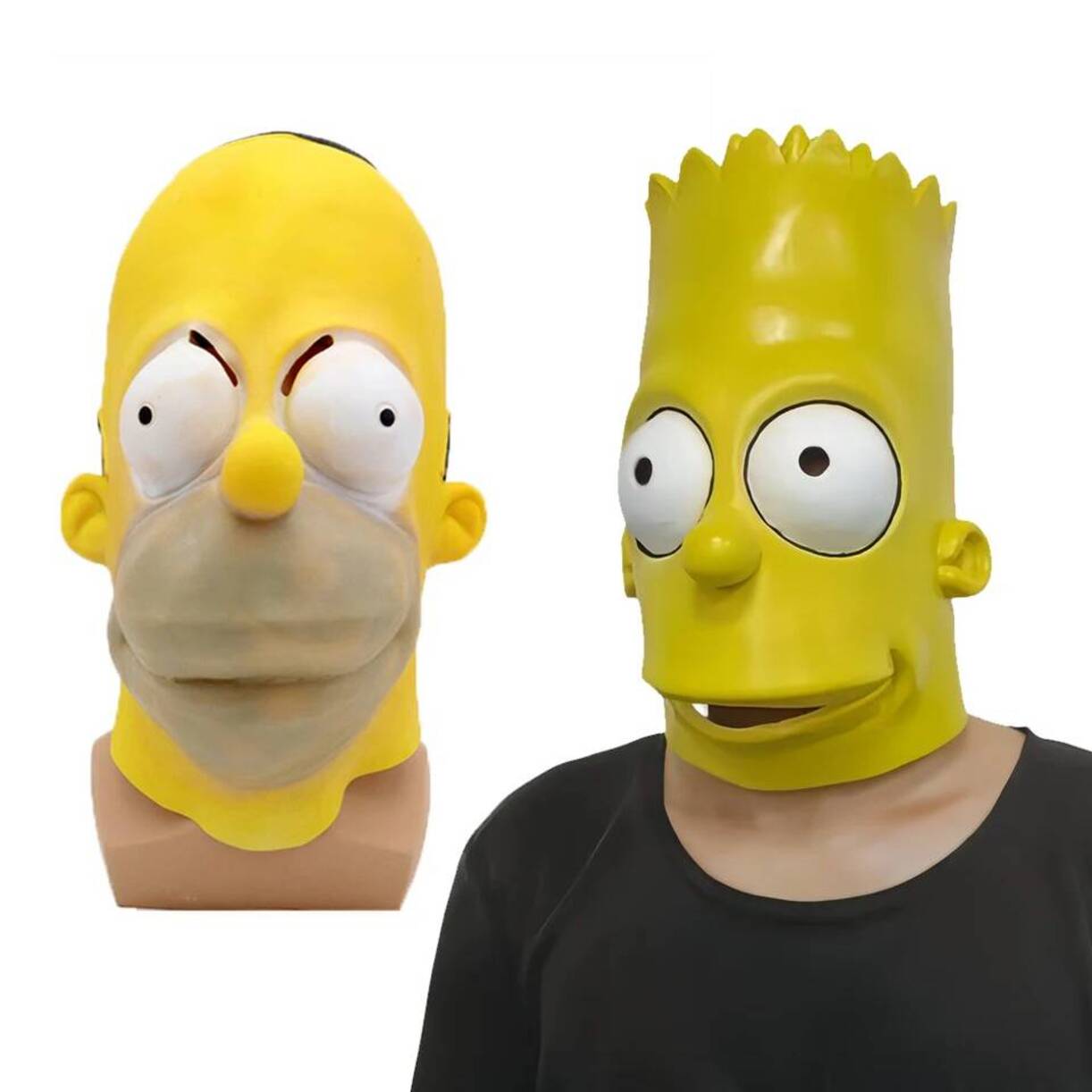Funny The Simpsons Mask Homer  - Anime Cosplay Mask recension och pris