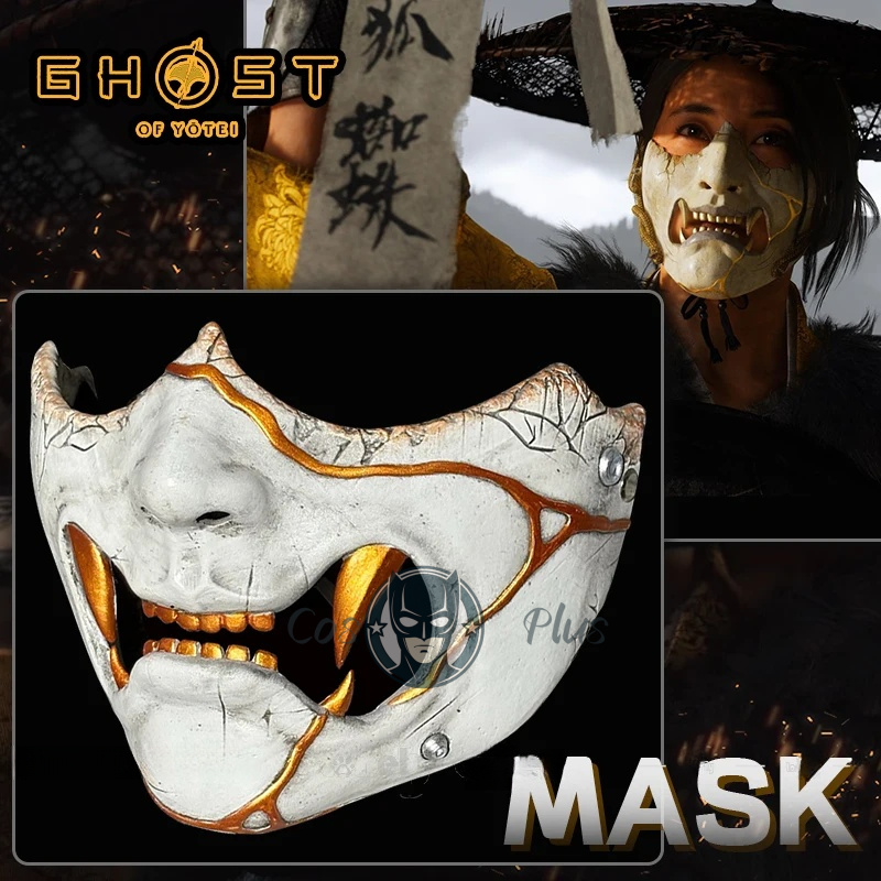 Game Ghost of Yotei Atsu Mask  - Anime Cosplay Party recension och pris