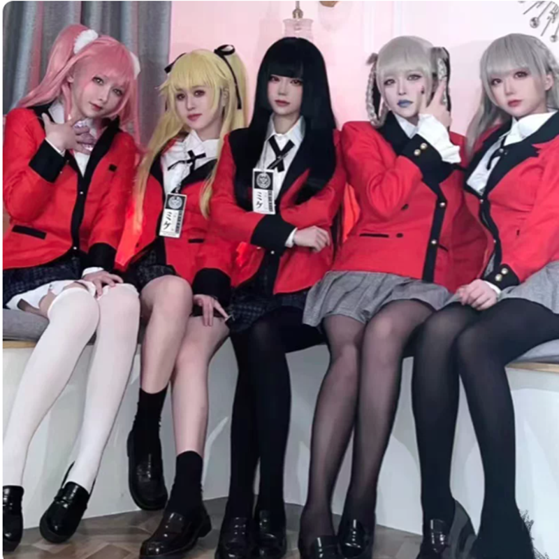 Cosplay Costume Girl Pleated S - Anime Cosplay Kakegurui recension och pris