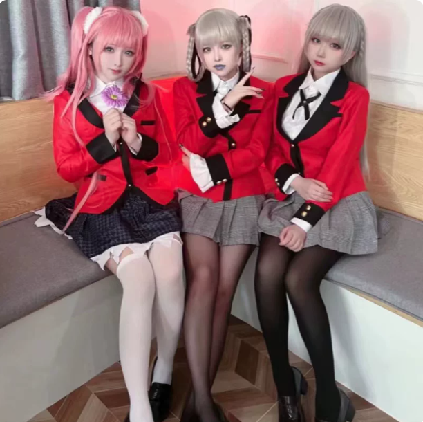 Cosplay Costume Girl Pleated S - Anime Cosplay Kakegurui recension och pris