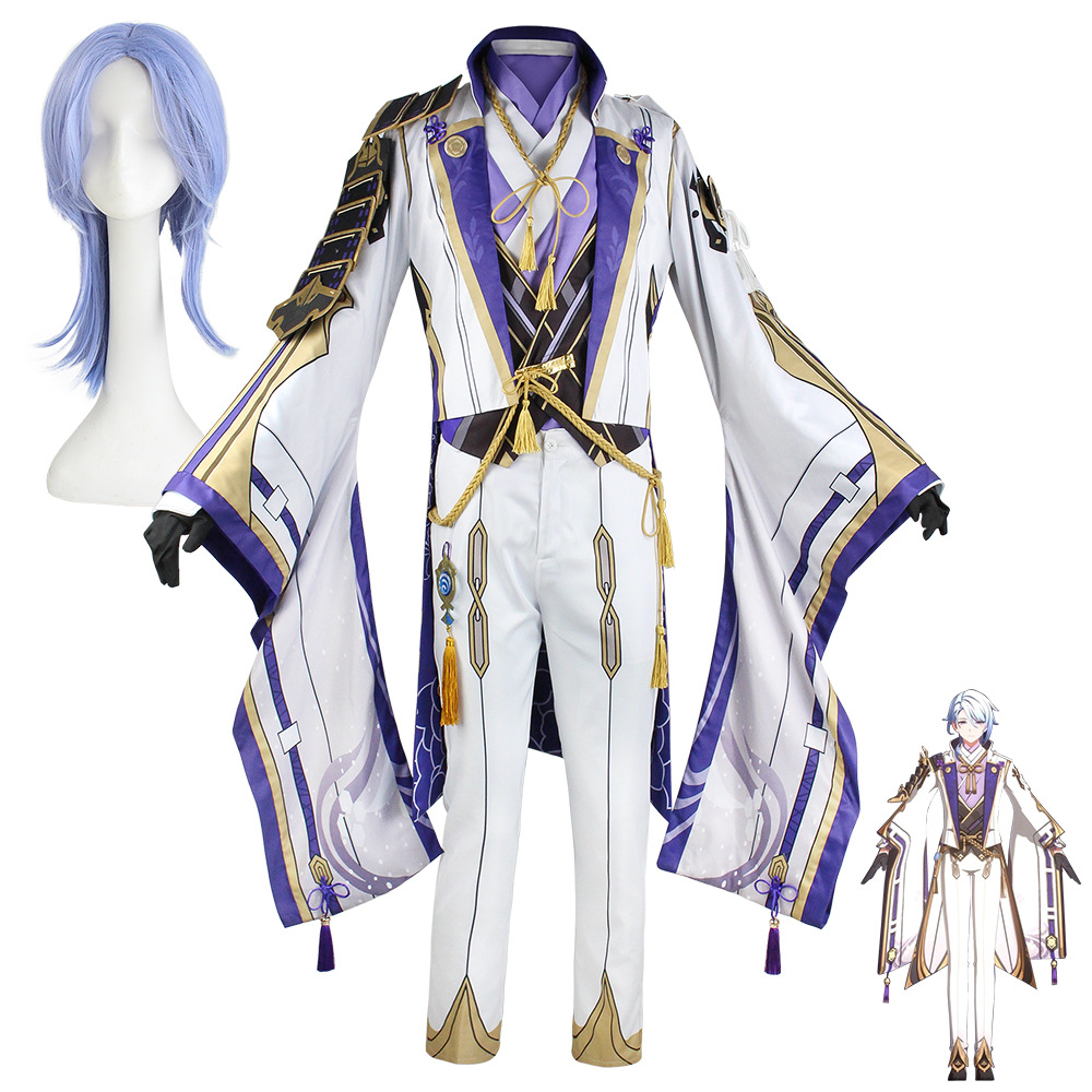 Genshin Impact Kamisato Ayato  - Anime Cosplay Eyes recension och pris