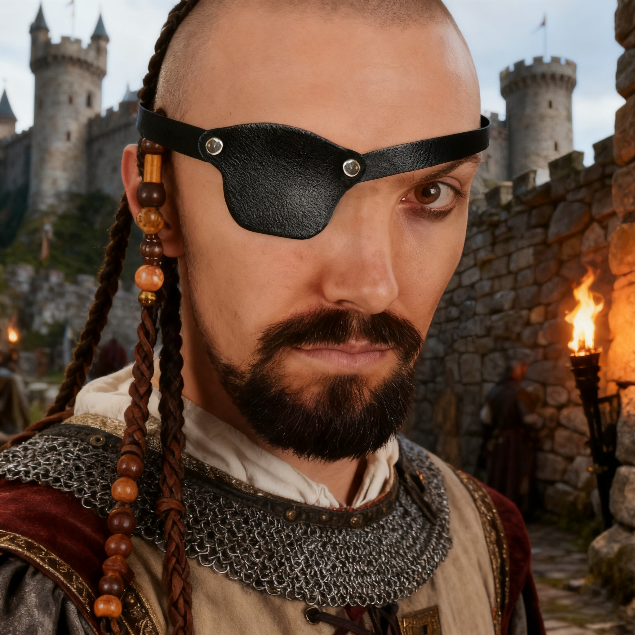 Pirate Eye Patch Leather Eye P - Anime Cosplay Eyes recension och pris