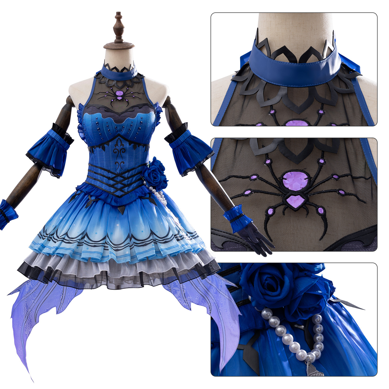 Anime Game Identity V Naiad Co - Anime Cosplay Wig recension och pris