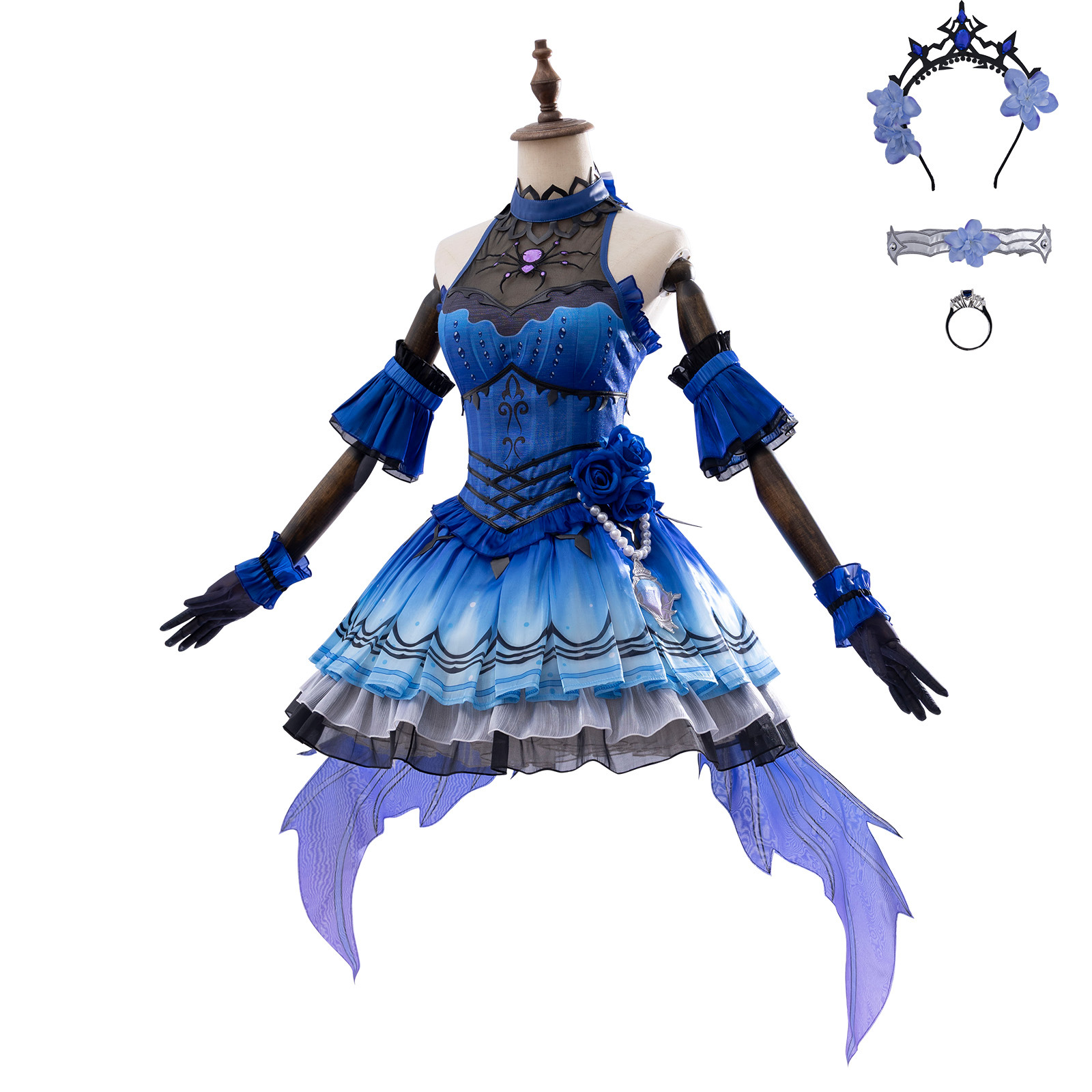 Anime Game Identity V Naiad Co - Anime Cosplay Wig recension och pris