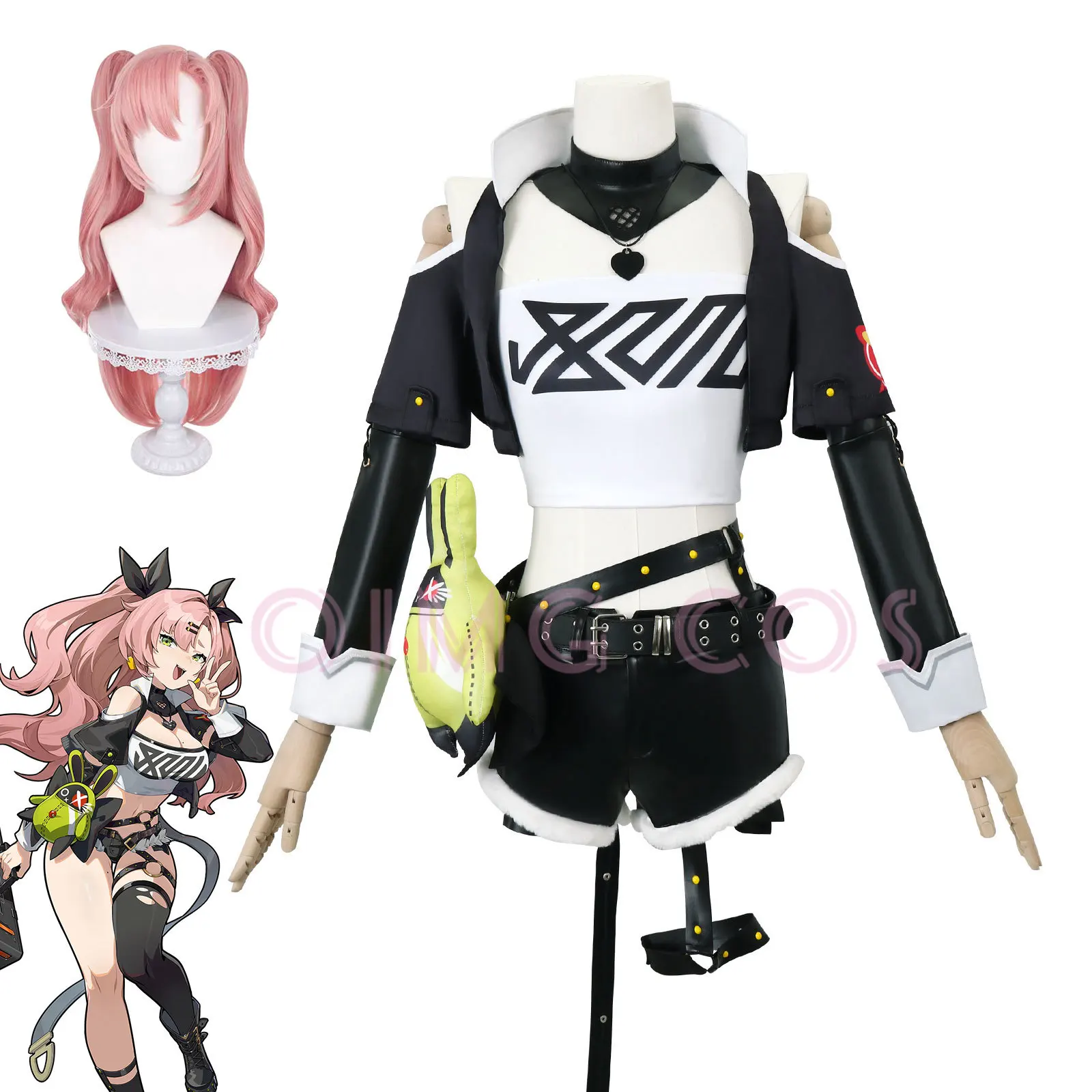 Nicole Demara Zenless Zone Zer - Anime Cosplay Wig recension och pris