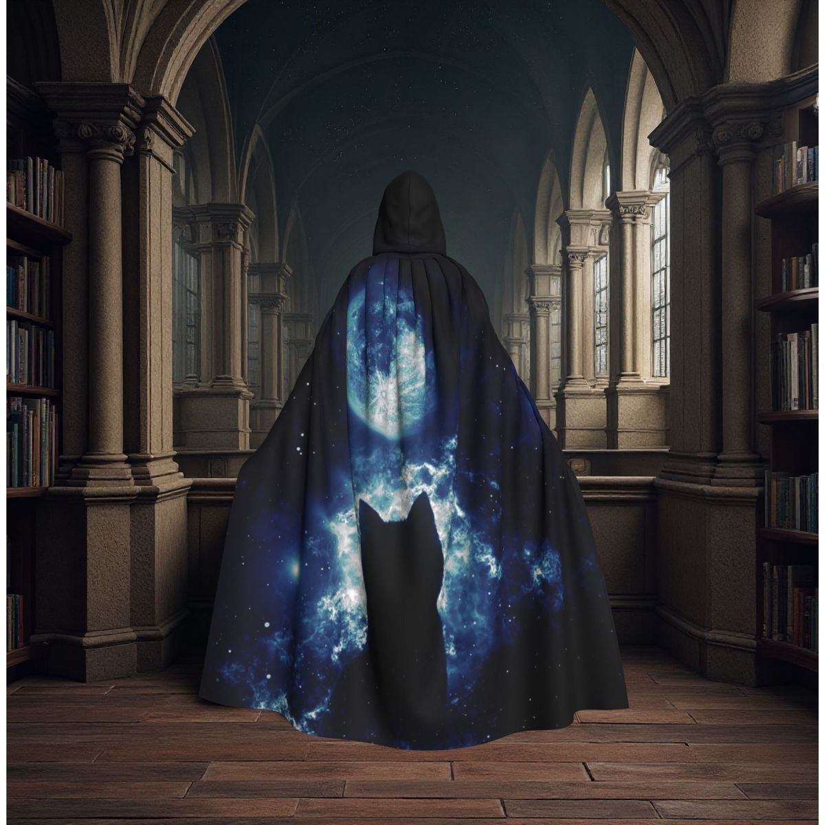 Moon Eyes Cat Long Hooded Cloa - Anime Cosplay Eyes recension och pris