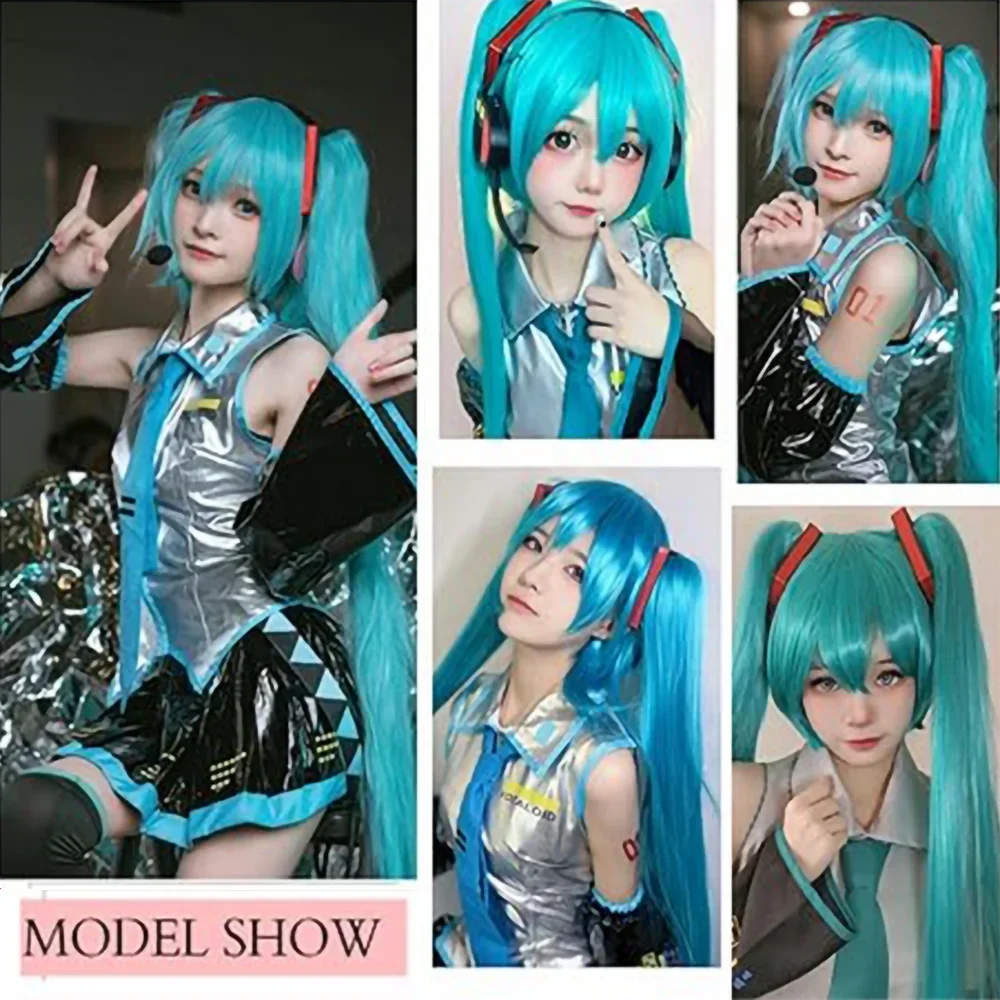 2026 Miku Cosplay Wig 105cm Lo - Anime Cosplay Miku recension och pris