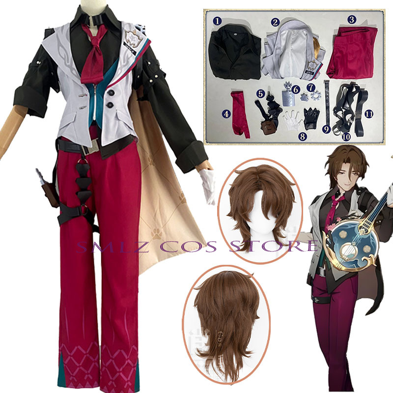 Gallagher Cosplay Honkai Star  - Anime Cosplay Wig recension och pris