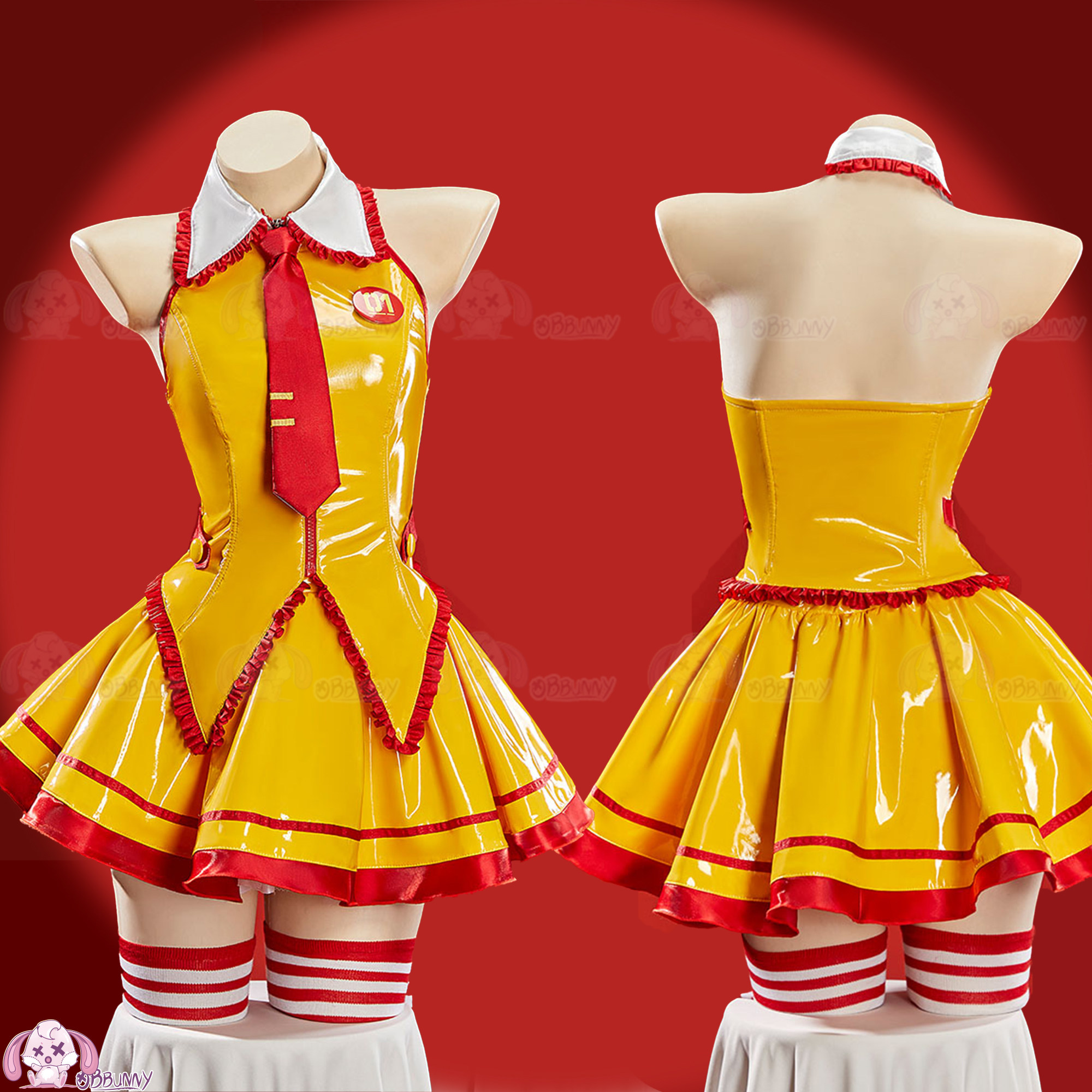 Miku Fanart Cosplay Costume PU - Anime Cosplay Miku recension och pris