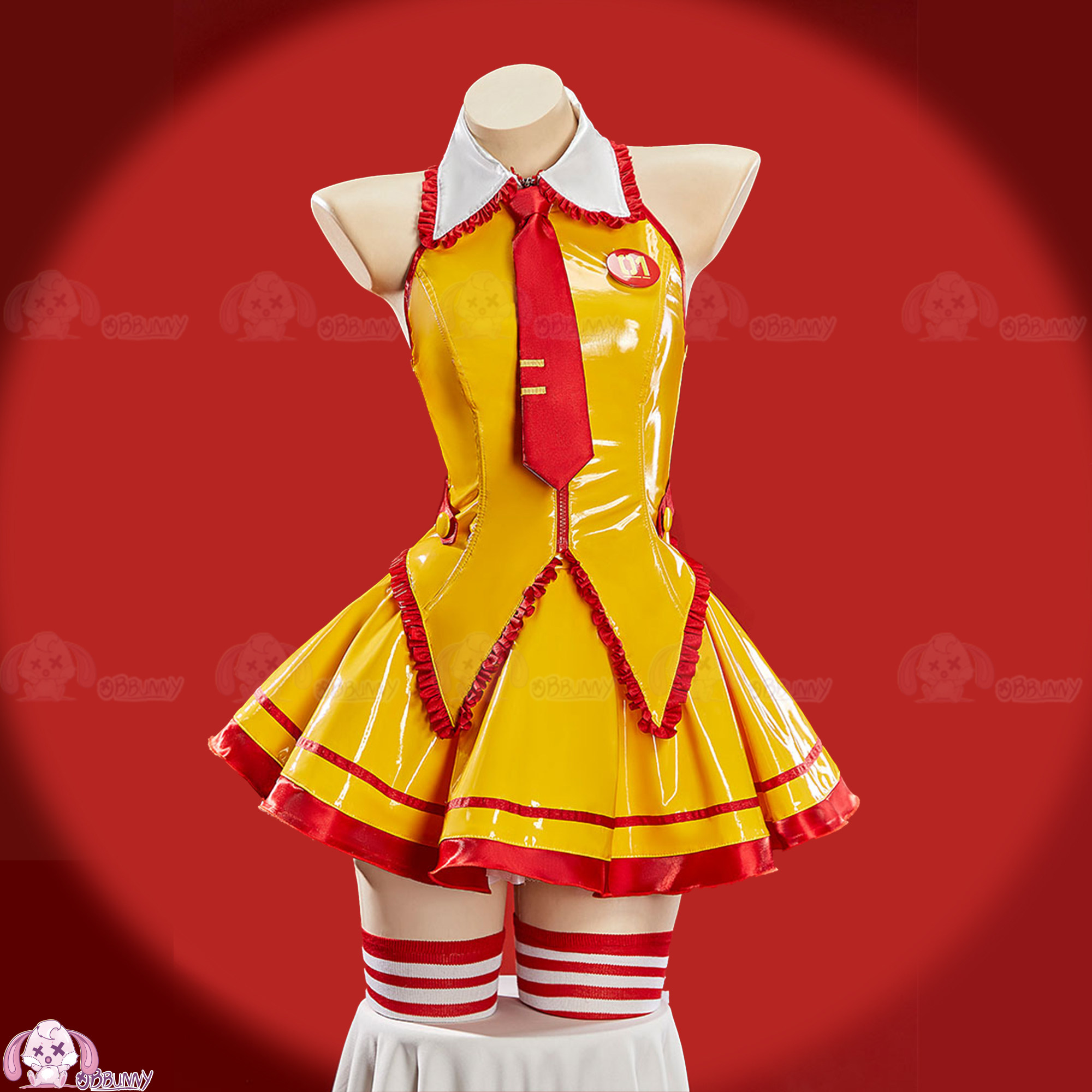 Miku Fanart Cosplay Costume PU - Anime Cosplay Miku recension och pris