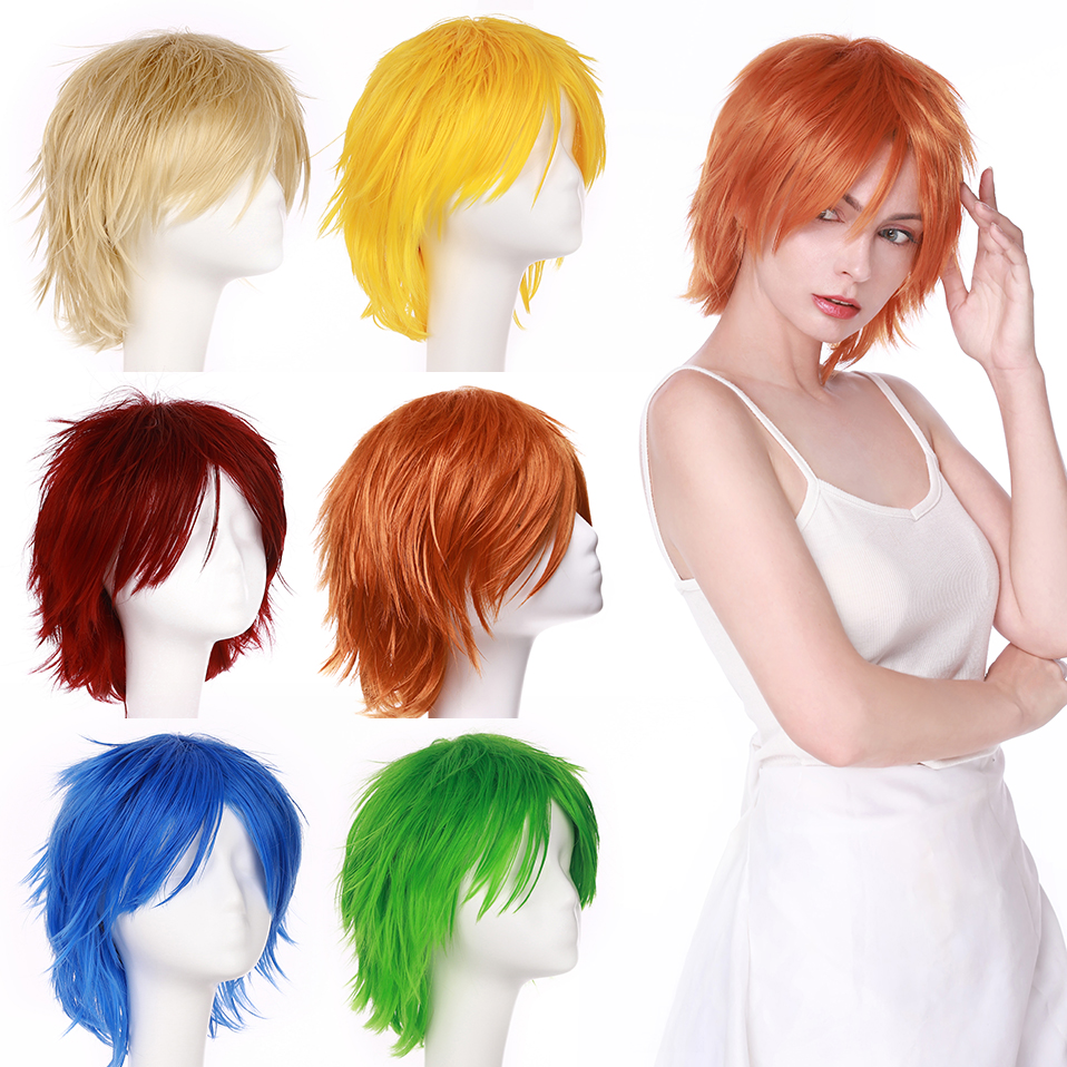 S-noilite Synthetic Black Whit - Anime Cosplay Wig recension och pris