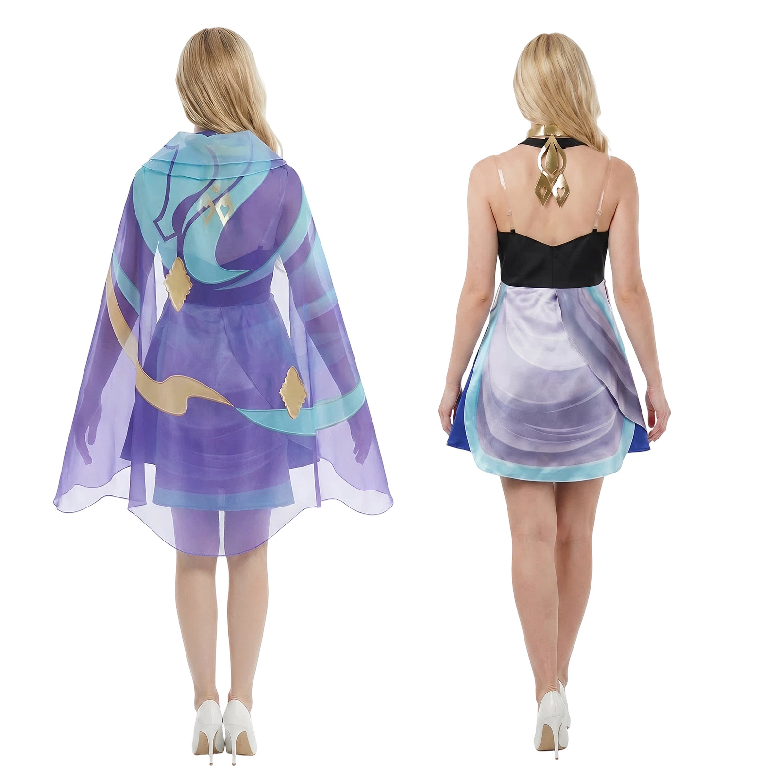 Dolia Dress with Headscarf Cos - Anime Cosplay Party recension och pris