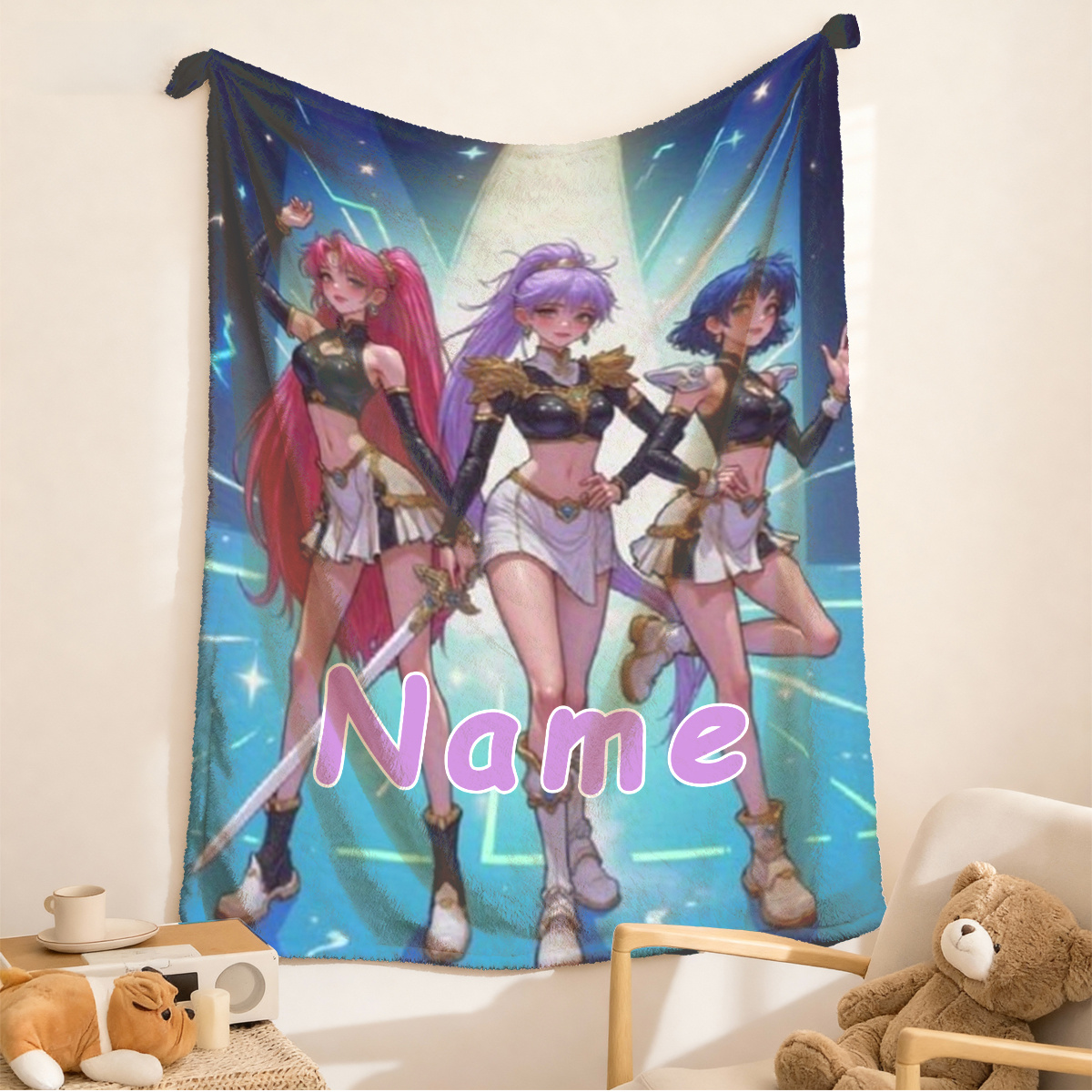 Personalized Anime Girls Blank - Anime Cosplay Girl Name recension och pris