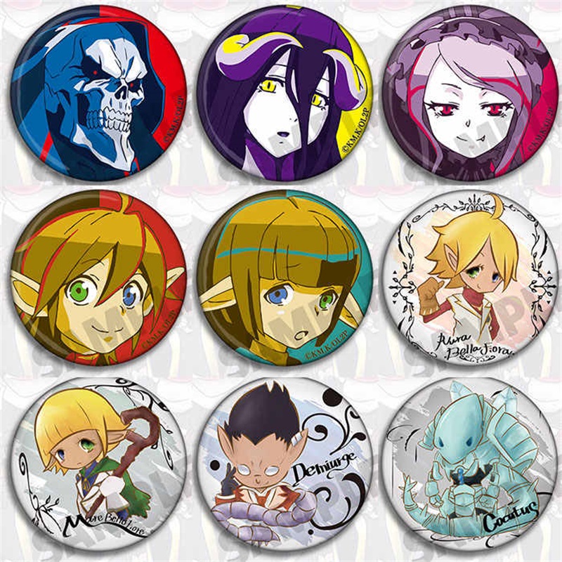 Japan Anime OVERLORD Pins Ainz - Anime Cosplay Albedo recension och pris