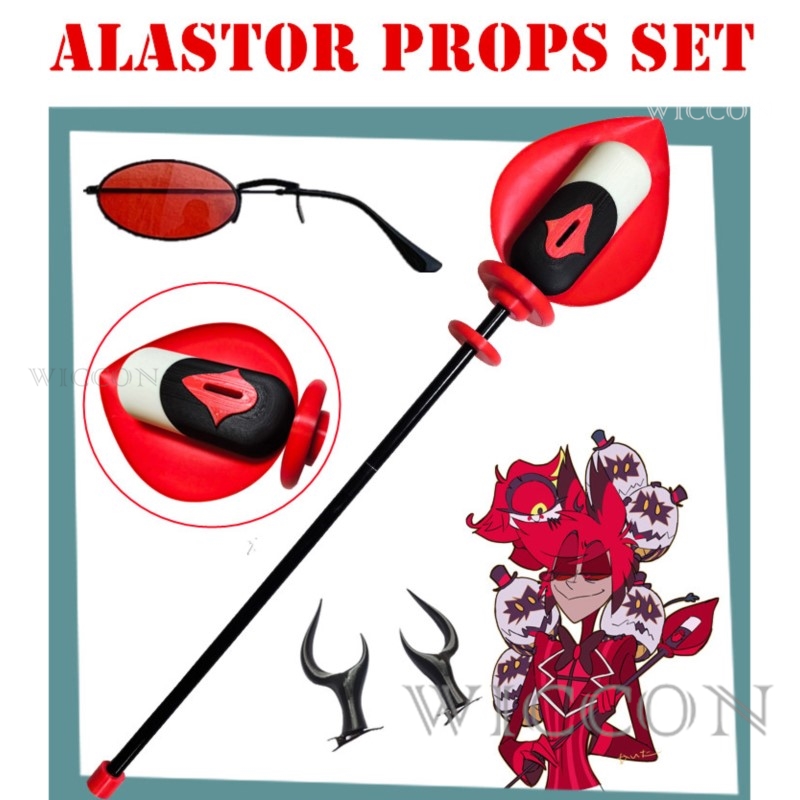Alastor Cosplay Microphone Can - Anime Cosplay Glasses recension och pris