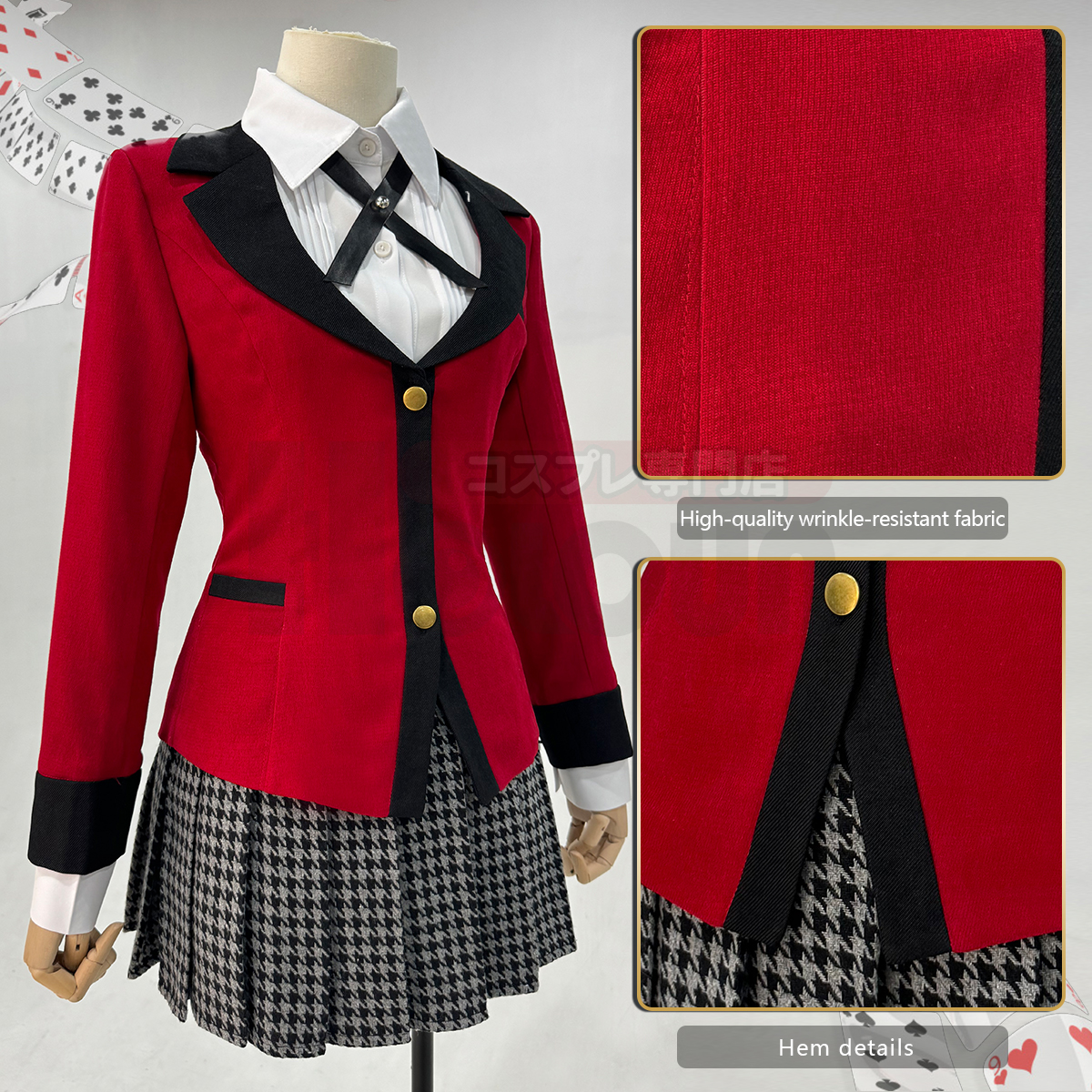 HOLOUN Jabami Yumeko Kakegurui - Anime Cosplay Kakegurui recension och pris
